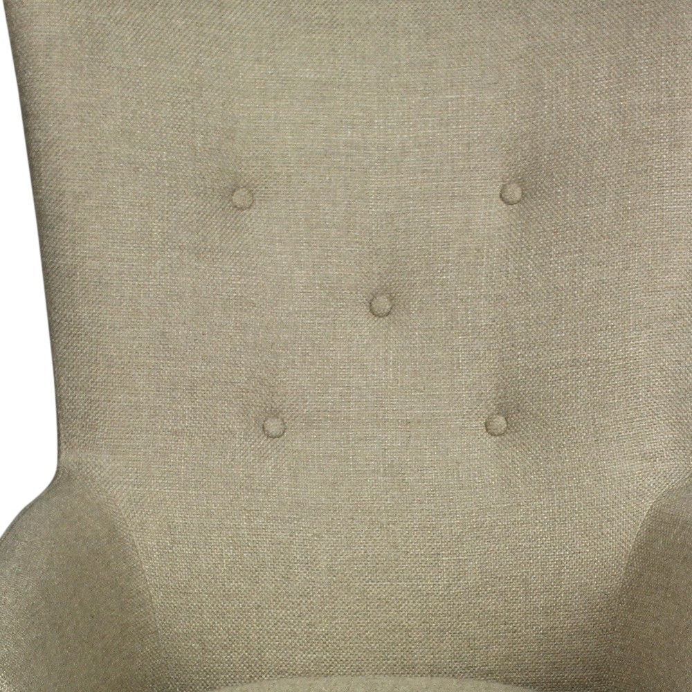 Natural Solid Color Lounge Chair - Sand