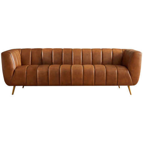 Ava Sofa Gold and Tan