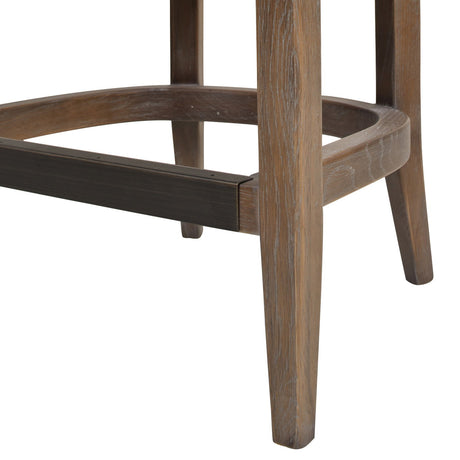 Americana - Mid-Century Modern Cane Back Counter Stool - view 24