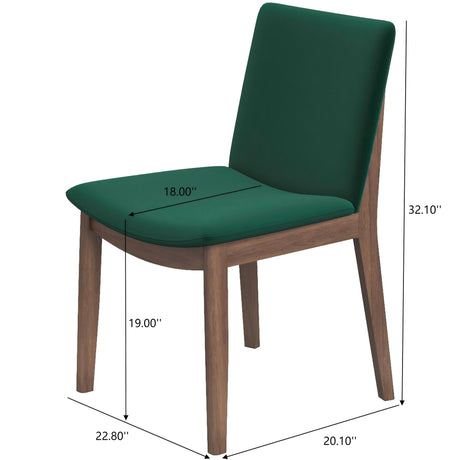 Laura - Mid-Century Modern Solid Wood Dining Chair (Set of 2) - view 27