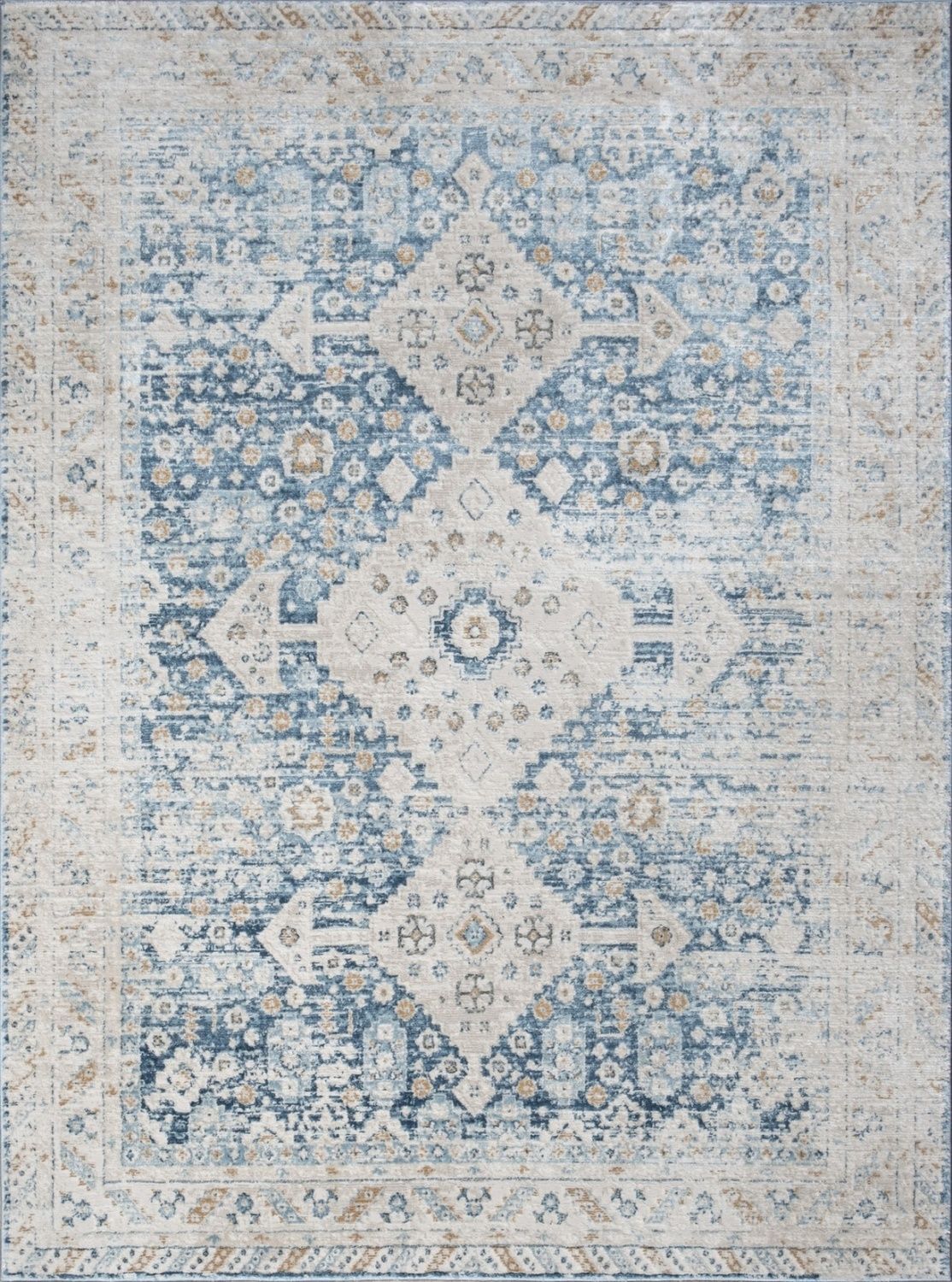 Noble - GC_GEN7003 Area Rug Blue by Icona Home Decor | Bel Furniture
