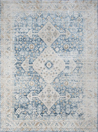 Noble - GC_GEN7003 Area Rug Blue by Icona Home Decor | Bel Furniture