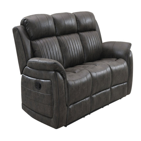 Steban - Reclining Sofa - Gray - view 3