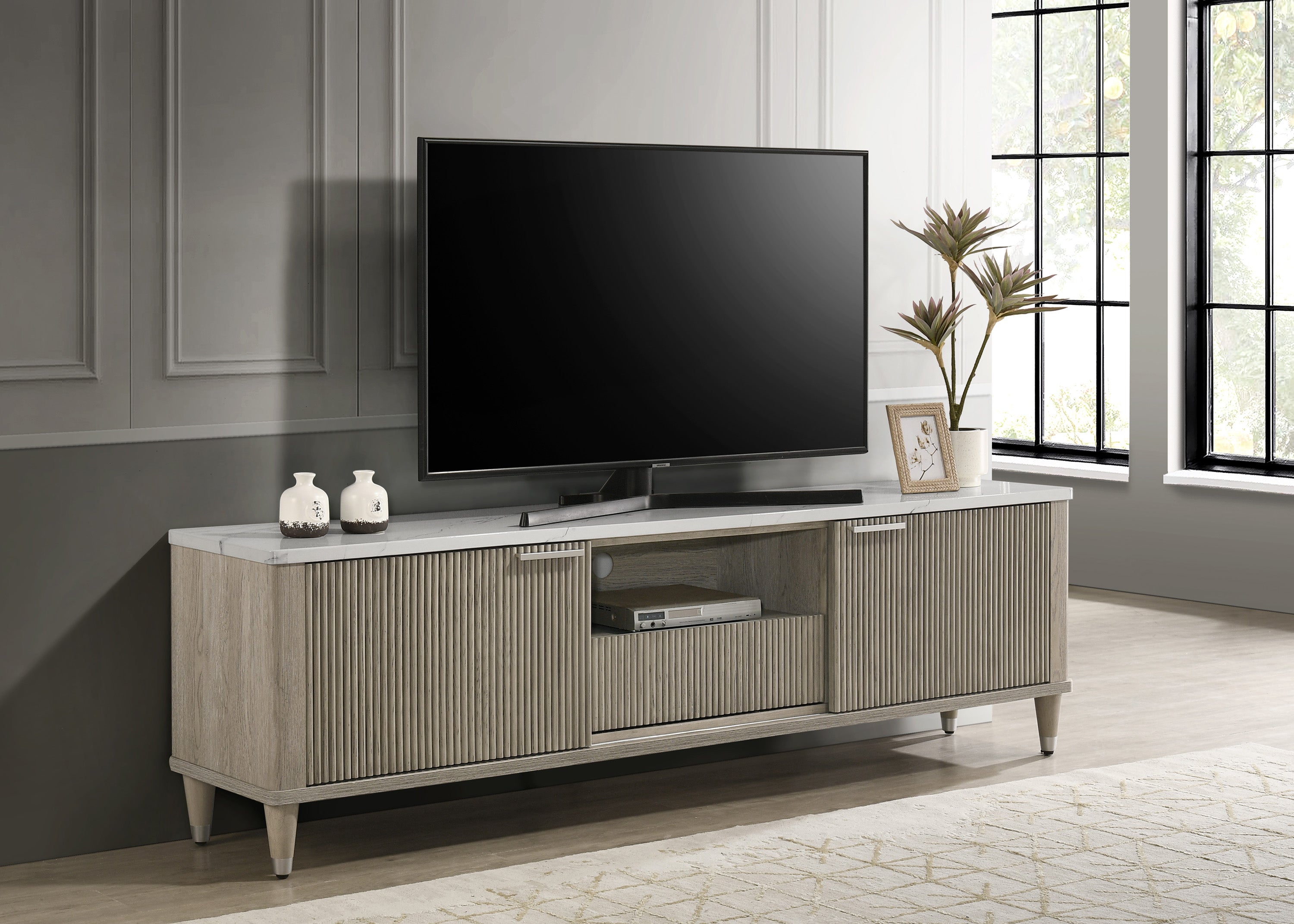 Britany Tv Stand Drift Wood-4813DW-9 | BEL Furniture