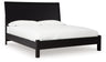 Danziar - Panel Bed With Low Footboard Black by Signature Design by Ashley® | Bel Furniture