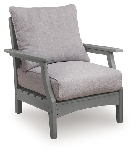Cove Beach - Lounge Chair With Cushion (Set of 2) - Gray - view 3