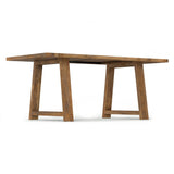 Whitley - Dining Table In Burnt Wax - Brown by Simpli-Home | Bel Furniture