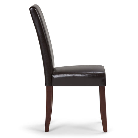 Acadian - Parson Dining Chair (Set of 2) - Tanners Brown by Simpli-Home | Bel Furniture