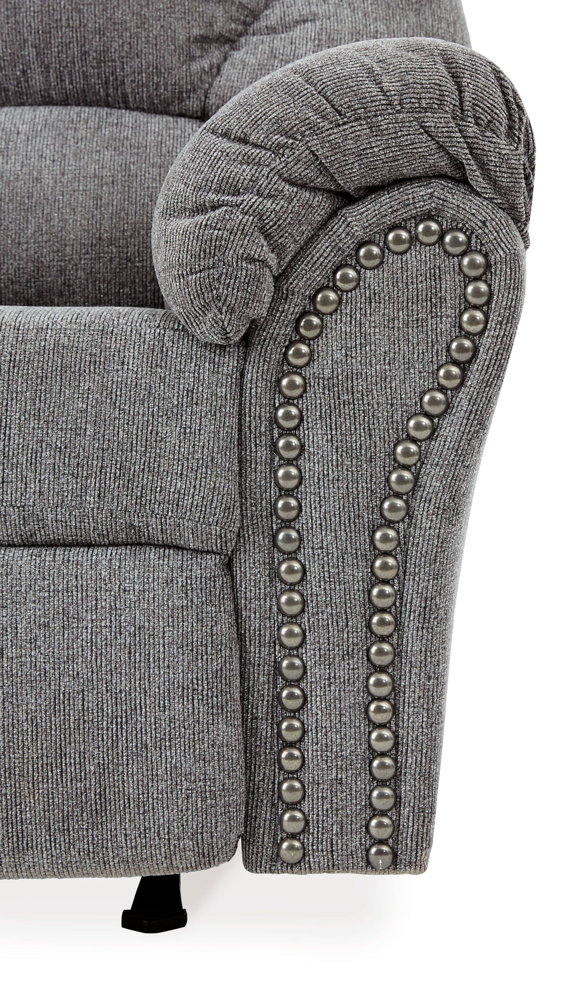 Bench Craft Rocker Recliner Allmaxx - Pewter - Rocker Recliner - Rocker Chairs by Benchcraft® | Be