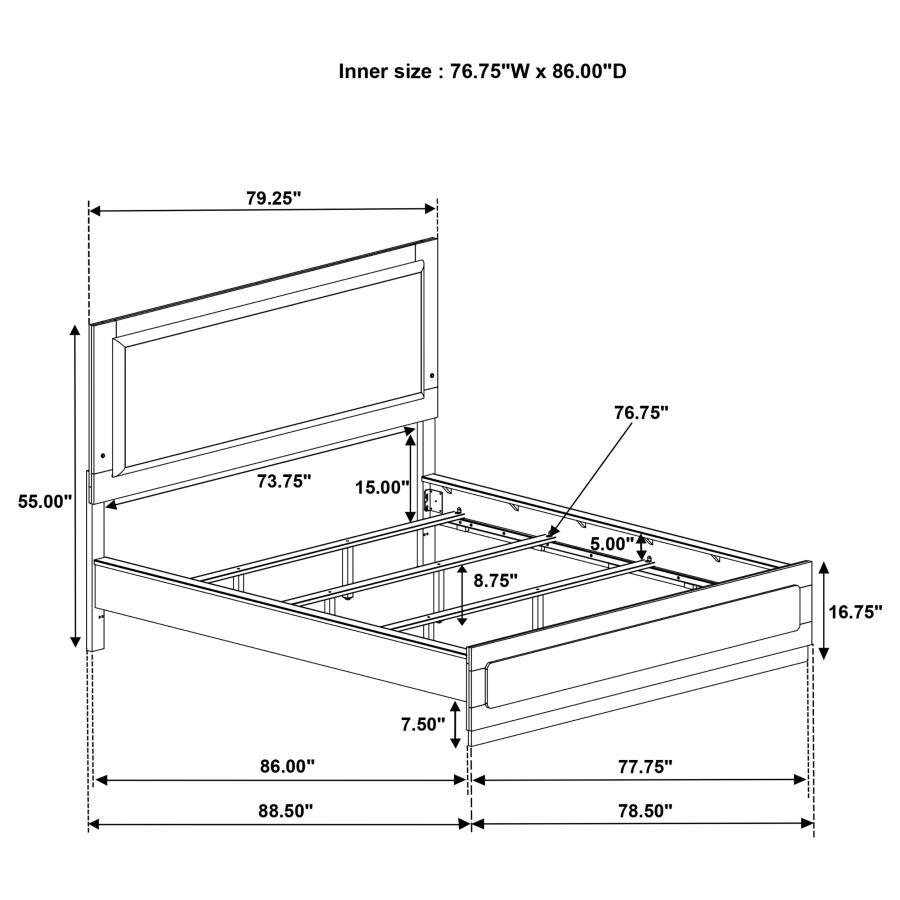 Caraway - Bedroom Set With LED Headboard