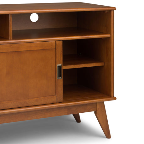 Draper - Handcrafted Mid Century Low TV Media Stand - view 24