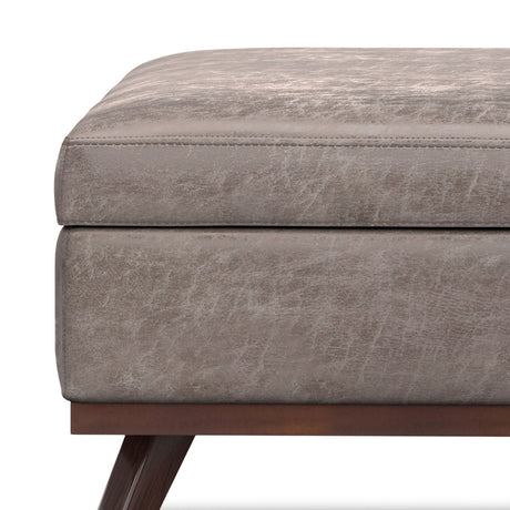 Owen - Multifunctional Square Coffee Table Storage Ottoman - view 32