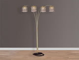 Rain Drop Arc Lamp Gold