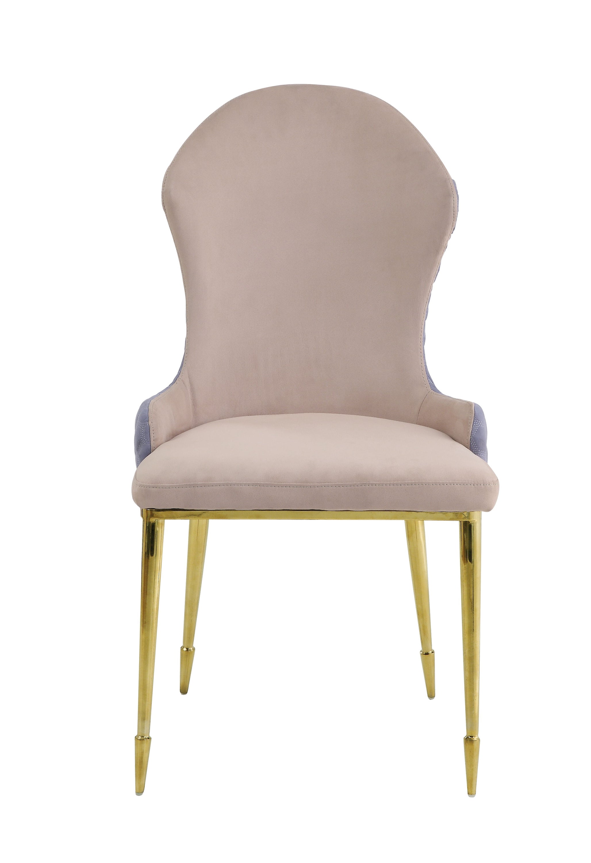 Caolan Lavender - Side Chair (Set of 2) - Tan / Gold