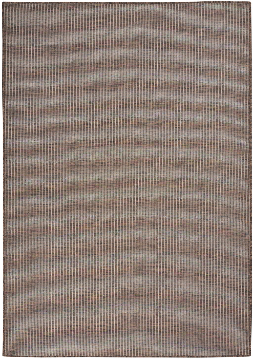 4' X 6' Power Loom Area Rug - Brown