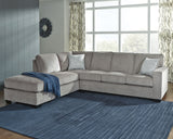 Altari - Sleeper Sectional Gray 2 Pc. Left Arm Facing Chaise Sleeper by Signature Design by Ashley® | Bel Furniture