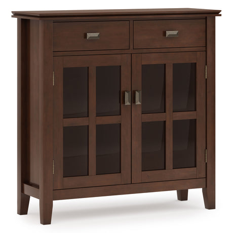 Artisan - Entryway Storage Cabinet - Russet Brown by Simpli-Home | Bel Furniture