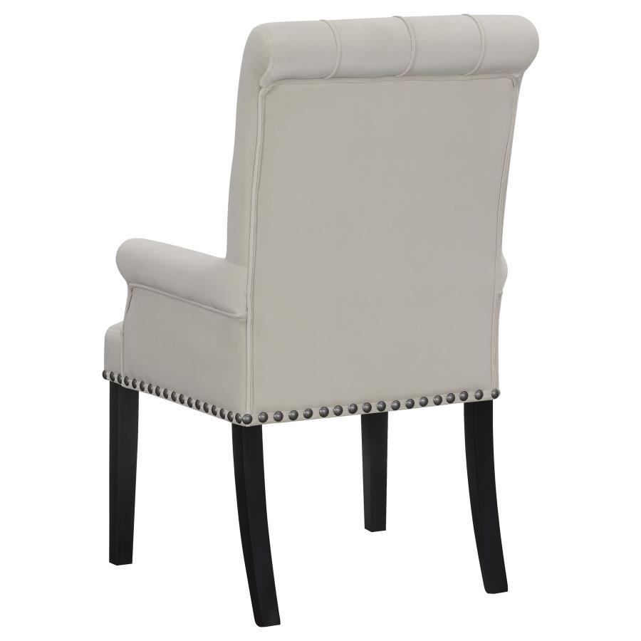 Alana - Upholstered Dining Arm Chair by CoasterElevations | Bel Furniture