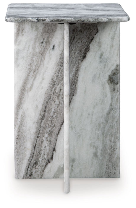 Keithwell - Gray - Square Accent Table by Signature Design by Ashley® | Bel Furniture