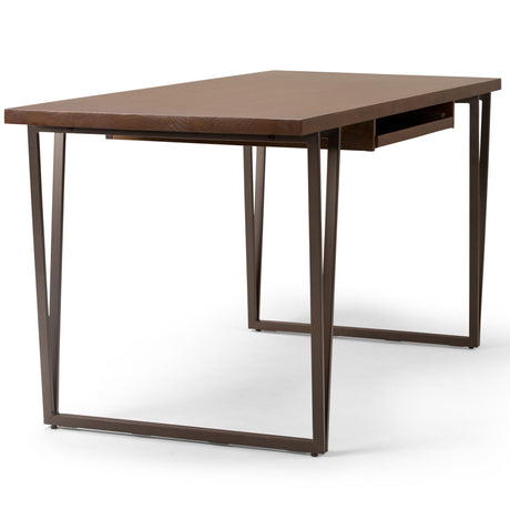 Ryder - Desk - Natural Aged Brown by Simpli-Home | Bel Furniture