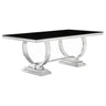 Antoine - Rectangle Dining Table Black by CoasterElevations | Bel Furniture