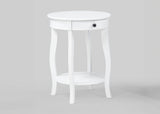 Jacie Chairside Table White