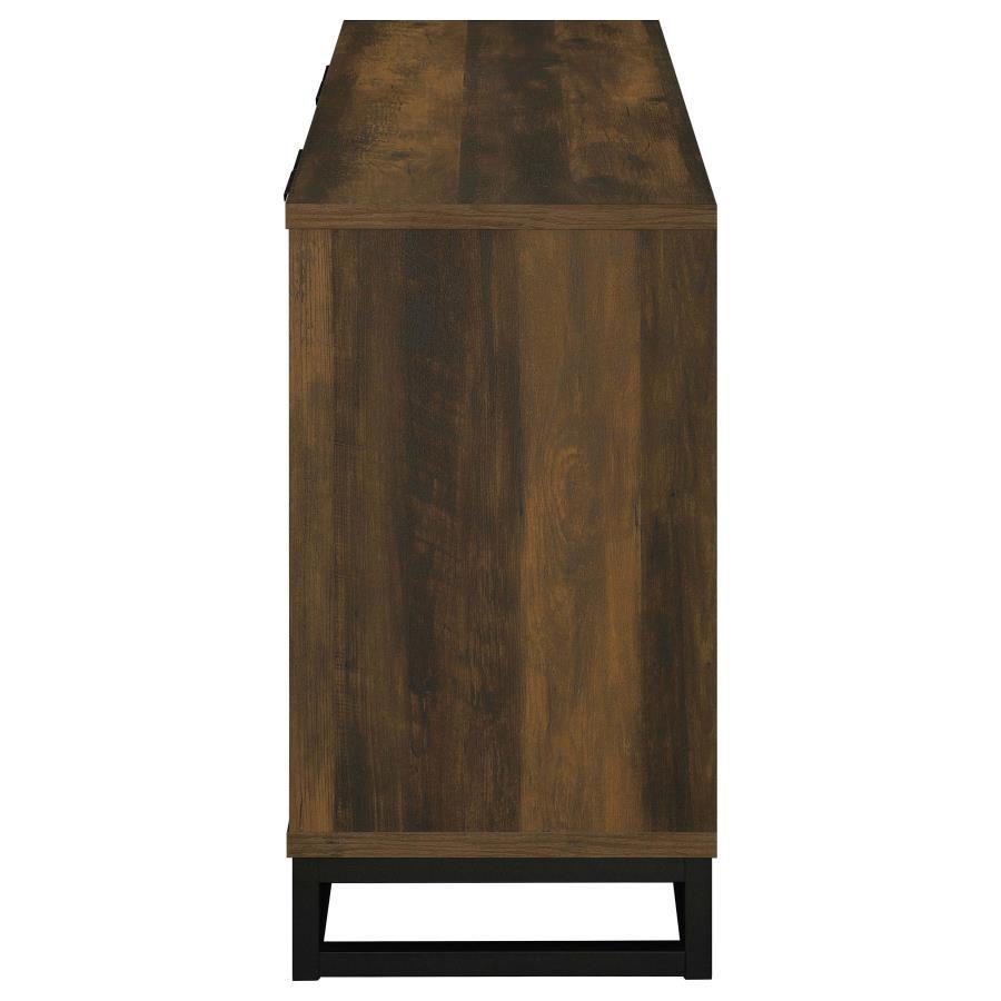 Ryatt - 4 Door Engineered Wood Accent Cabinet - Dark Pine