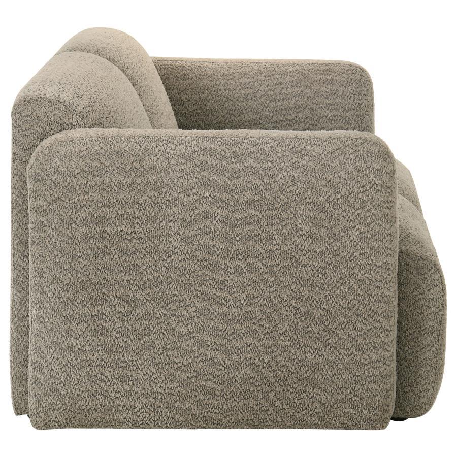 Dorset - Fabric Upholstered Round Track Arm Loveseat