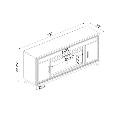 Almera - Fireplace With Adjustable Temperature And LED Options - view 8