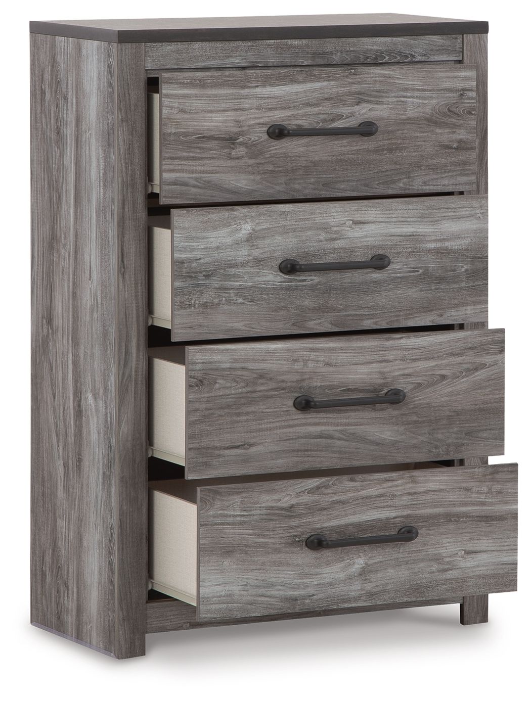 Bronyan - Dark Gray - Four Drawer Chest by Signature Design by Ashley® | Bel Furniture