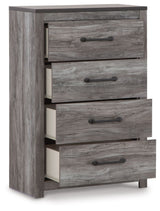 Bronyan - Dark Gray - Four Drawer Chest by Signature Design by Ashley® | Bel Furniture