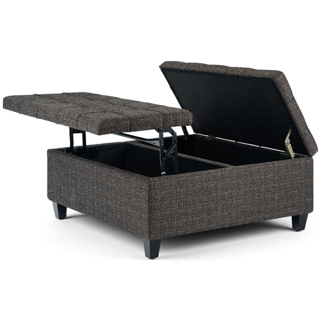 Harrison - Upholstered Coffee Table Storage Ottoman - view 63