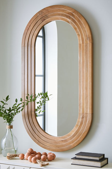 Daverly - Brown - Accent Mirror by Signature Design by Ashley® | Bel Furniture