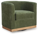 Jersonlow - Forest Green - Swivel Chair by Signature Design by Ashley® | Bel Furniture