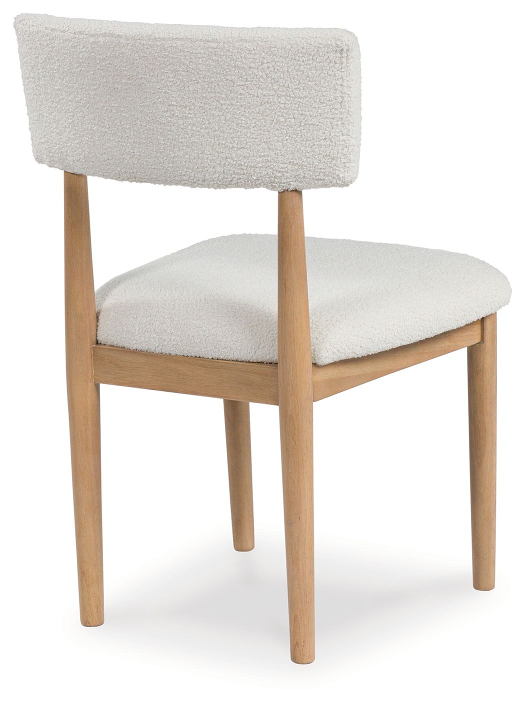 Sawdyn - White / Light Brown - Dining Upholstered Side Chair (Set of 2)