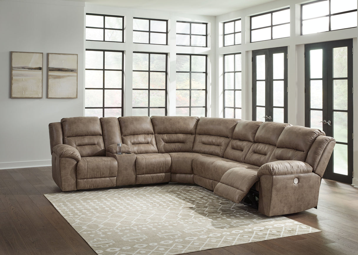 Ravenel - Power Reclining Sectional by Signature Design by Ashley® | Bel Furniture