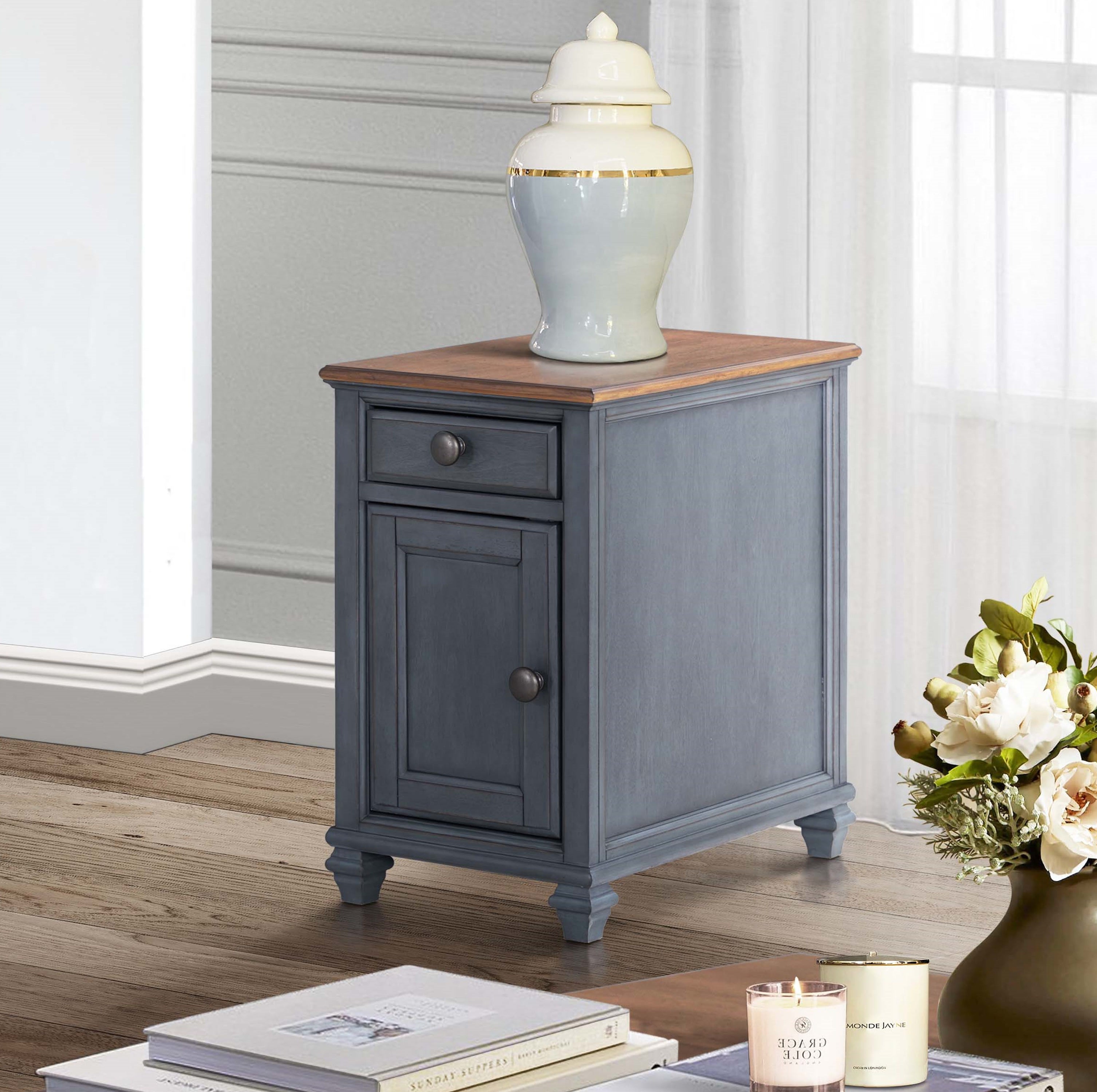 Americana - Chairside Table - Blue