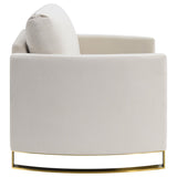 Corliss - Upholstered Arched Arm Accent Chair by CoasterElevations | Bel Furniture