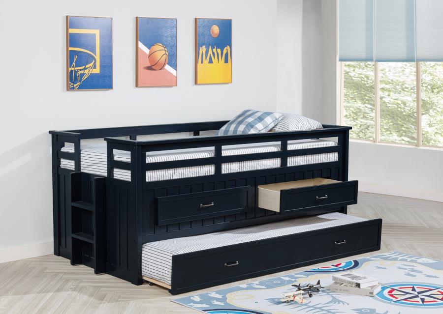 Carlsbad - Wood Captains Bed With Trundle by Coaster Fine Furniture | Bel Furniture