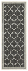 Sunshine - 2'7" X 7'3" Polypropylene Indoor / Outdoor Area Rug Dark Gray by Icona Home Decor | Bel Furniture