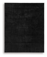 Gibbswell - Washable Rug Black 8' x 10' by Signature Design by Ashley® | Bel Furniture