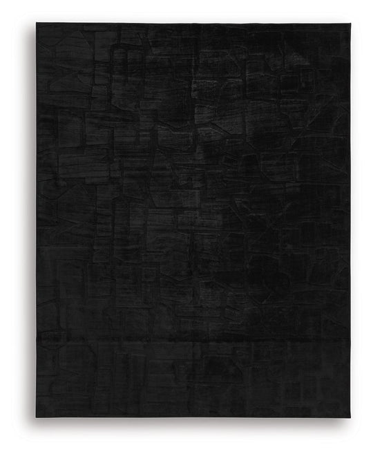 Gibbswell - Washable Rug Black 8' x 10' by Signature Design by Ashley® | Bel Furniture