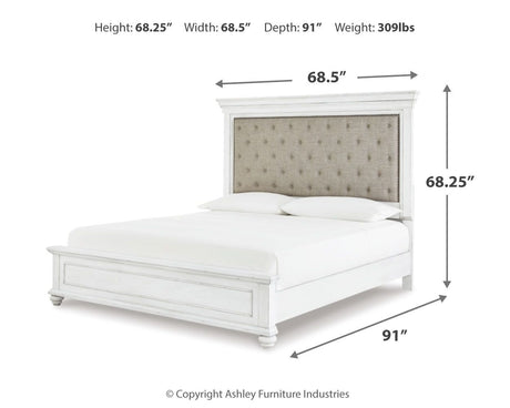 Kanwyn - Upholstered Panel Bed - view 8