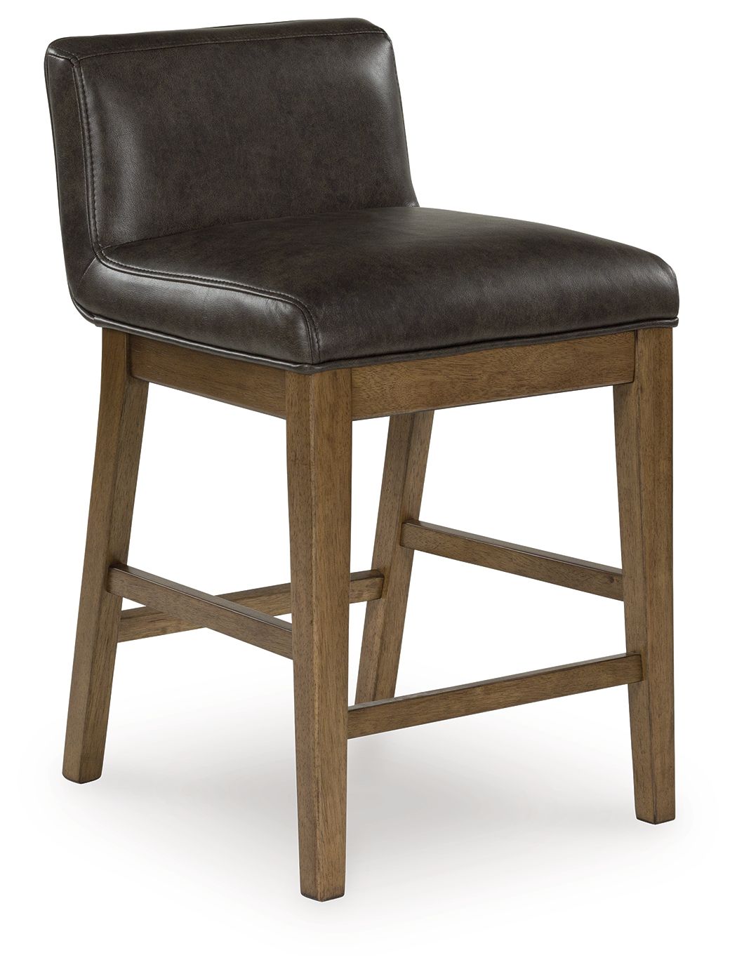 Cabalynn - Two-tone Brown - Upholstered Barstool (Set of 2) by Signature Design by Ashley® | Bel Furniture