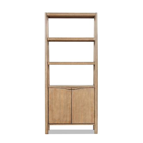 Nolan Bookcase With Lower Cabinet Natural