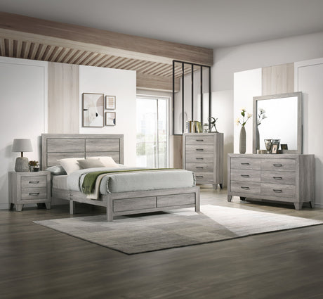Hopkins - Bedroom Set Gray by Crown Mark | Bel Furniture