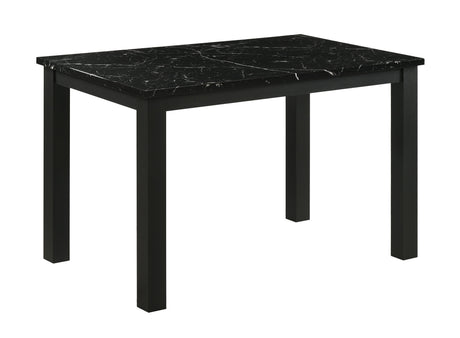Resia - Dining Table Black by Crown Mark | Bel Furniture
