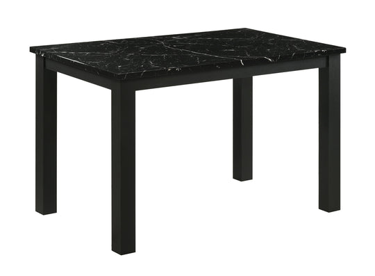 Resia - Dining Table Black by Crown Mark | Bel Furniture