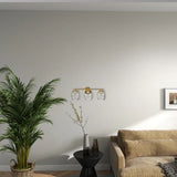 Luster - 3 Lights Vanity With Clear For Bathrooms Above Mirror Wall Lamp Satin - Clear / Gold by Ashcroft Furniture | Bel Furniture