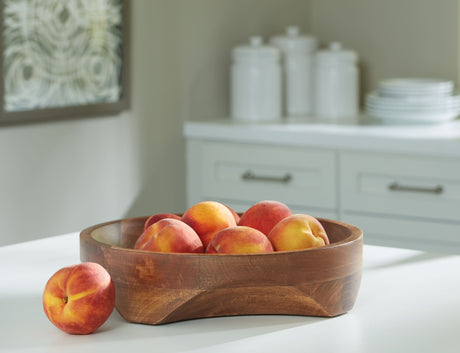 Myrtewood - Natural - Bowl by Signature Design by Ashley® | Bel Furniture